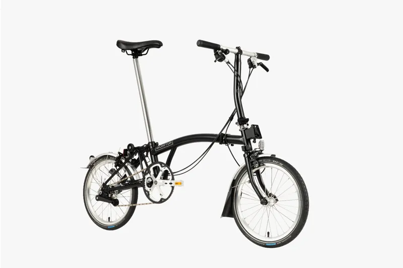 Brompton C-Line Explore Low Bar Folding Bike Black-4